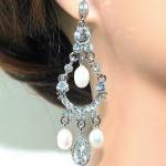 Bridal Wedding Vintage Inspired Earrings - Wedding..